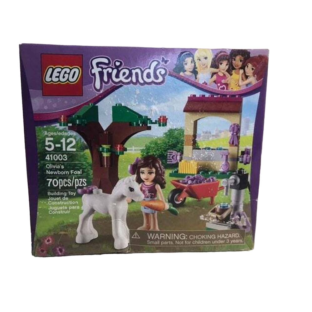 LEGO FRIENDS 41003 Olivia's Newborn Foal New Sealed Damaged Box Retired